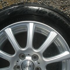 さらに値下げ！YOKOHAMAヨコハマ 製スタッドレスiceGUARD iG60 195/65R15☆weds製アルミホイール 4本セット！の画像