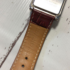 腕時計　アレサンドラオーラ　ALESSANDRA OLLA 革ベルト　赤の画像