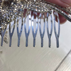 髪飾り 孔雀 蝶々 花 かんざし キラキラ 可愛い おしゃれ プリンセス 綺麗の画像