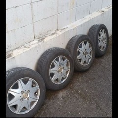 【中古】165/65 R13 ホイール付きタイヤ4本セット