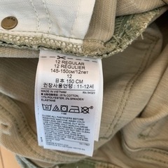 カモフラ柄デニムパンツ⭐︎150cmの画像