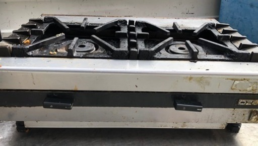 オザキ　LPガス　卓上二口　コンロ　OZ80-55K