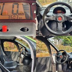 ☆超小型EV《 TOYOTAコムス B-COM 》デリバリー「低走行3,603km」キャンバスドア張替 パール/ライム☆東京都大田区【下取OK】の画像