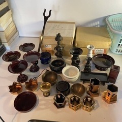 【中古品】【まとめ売り】 仏具 大量セット 通電確認済