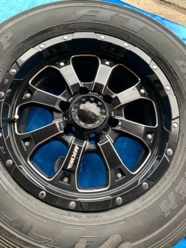ハイラックスgun125に使用していたホイール、タイヤ　17インチ　MKW MK-46 M/L+