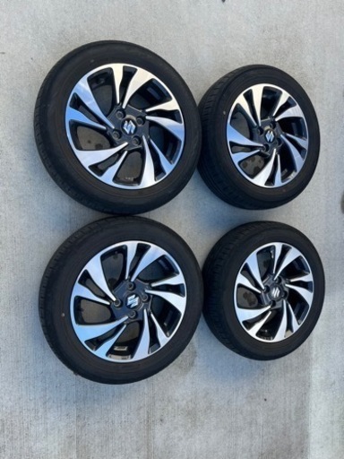 MA37S ソリオバンディット 純正アルミホイール+エナセーブ EC300+ 4本 165/65R15