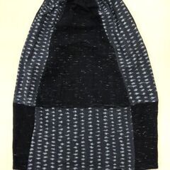 Kinu 「衣」 アジアン ロングスカート パッチワーク ブラック/黒 タイ製 インド綿 ネップ糸 札幌市 中央区 南12条の画像