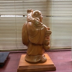 七福神布袋 彫刻 薫作木彫アンティーク (ちゅり) 南滋賀のその他