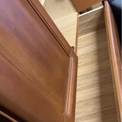 鏡付きアンティーク家具＊タンス＊分けて使えるの画像