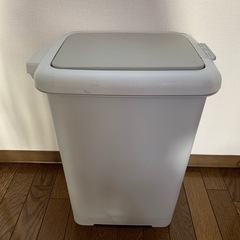 ゴミ箱　ペダル式　プッシュ式 2WAYの画像