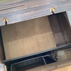 ＊Furniture Type ファーニチャータイプ ミシン台 台のみ ジャノメミシン MODEL802用 木製 引き出し付きの画像