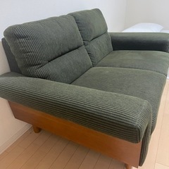georges BAL2Pソファ グリーン　2人がけの画像