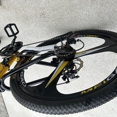 （決まりました。）半額以下！ほぼ新車！未使用車 折り畳み式　26ｲﾝﾁ ディスクブレーキマウンテンバイク　の画像