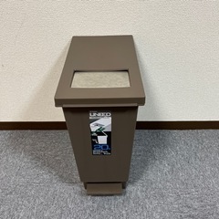 【お譲り先決まりました】ゴミ箱 カインズ ユニード プッシュ＆ペダル 20L ブラウンの画像