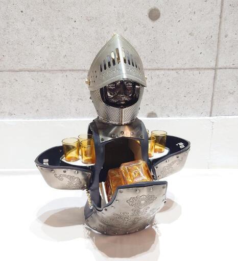 NIKKA ニッカウイスキー 騎士鎧 甲冑 デキャンタ グラスセット ボトル入れ