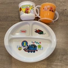 トーマスプレート　アンパンマンカップ