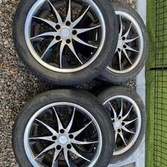 処分　18インチアルミ　タイヤは×