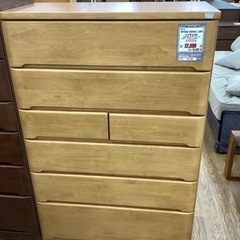 KA-60【新入荷 リサイクル品】ニトリ オウカ2 ハイチェスト ナチュラル