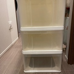 収納家具  収納クリアケース