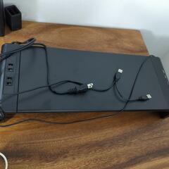 モニター台 コンセント2 USB4