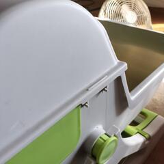 ペット用のトイレ　猫用　トイレ　半自動　中古　一部留具なし　傷汚れあります。引取のみの画像