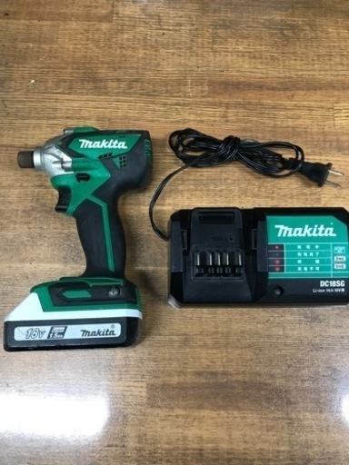マキタ 18v充電式 インパクトドライバー バッテリー 充電器付き