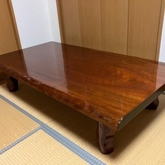 ⭐︎決まりました⭐︎天然木1枚板テーブル 和室 座敷 高級家具 座卓 机 ローテーブル 長方形