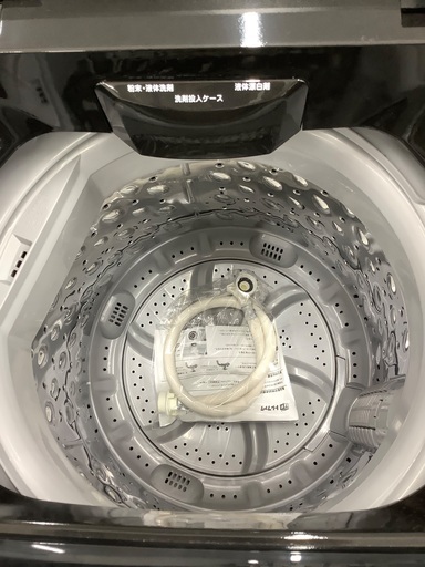 ニトリの全自動洗濯機1年保証付きです。