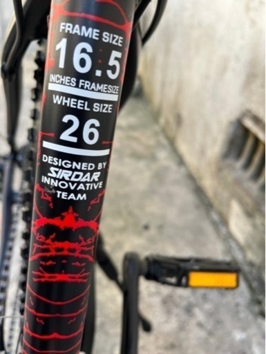 美品‼️9段ギア26インチマウンテンバイクSIRDAR 通勤バイク通学バイク街乗りアウトドア自転車?プロフ必読