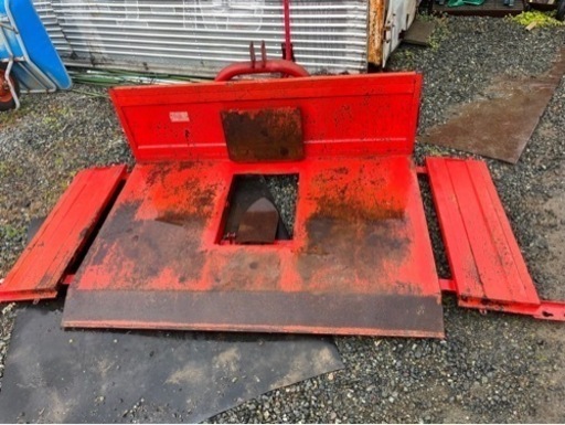 上西農機！SC-502？サンキャリー！整地キャリア！整地板！ダンプ！トラクター用！積載量500kg！除雪！土運搬！