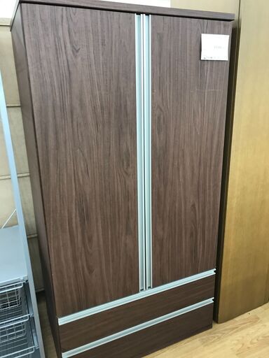 ★ジモティ割あり★  ワードローブ ブラウン H172×W90×D59 クリーニング済み KJ4226