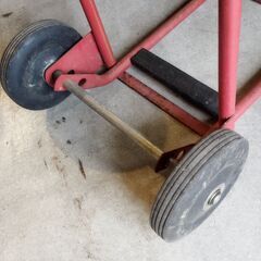 二輪運搬車 折りたたみ式 スチールパイプ製 キャリーカート　/TJ-1605 1Fの画像