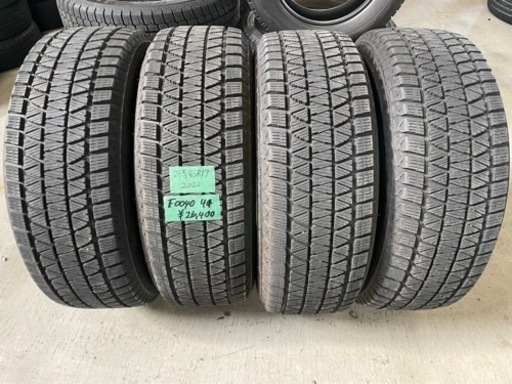 F0040 中古スタッドレスタイヤ ブリジストン ブリザックDMV3 235/65R17 2020年製造 4本
