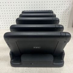 【D-106】東芝テック TEC タブレット端末 業務用  TBL-200-01-R 5台 クレードル ACアダプター付 通電確認済 初期化済の画像