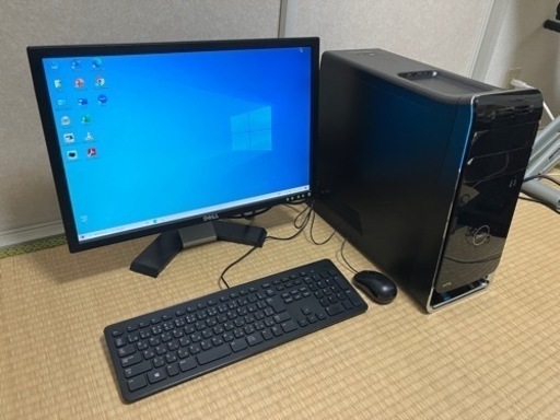 DELL XPS デスクトップ パソコン / 液晶モニター、キーボード、マウス付き/メモリ16GB,SSD125GB デル Desktop PC