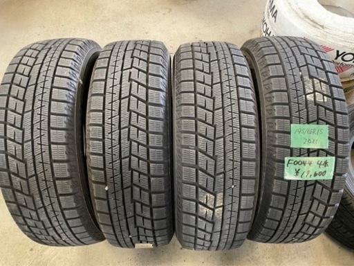 F0044 中古スタッドレスタイヤ ヨコハマ アイスガード IG60 165/65R15 2021年製造 4本