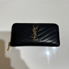 イヴサンローラン　本革長財布　