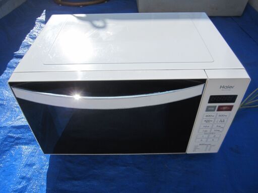 中古品 Haier ハイアール JM-FH18D 2015年製 電子レンジ 幅470mm 奥行390mm 高さ285mm