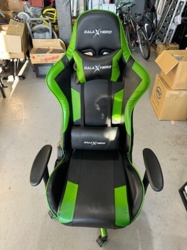 GALA HEROゲーミングチェア 伸縮可能オットマン付 リクライニング ゲーム用チェア PCチェア オフィスチェア