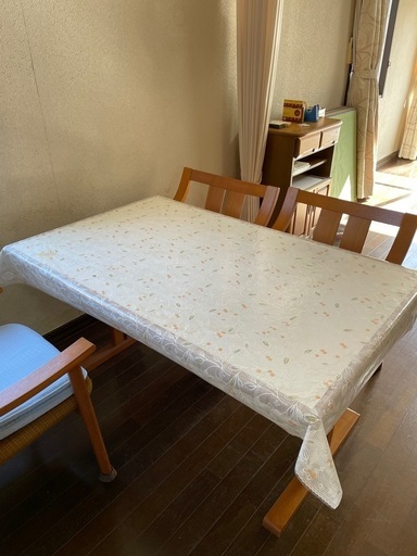 ダイニングテーブル椅子3点コタツタンス戸棚
