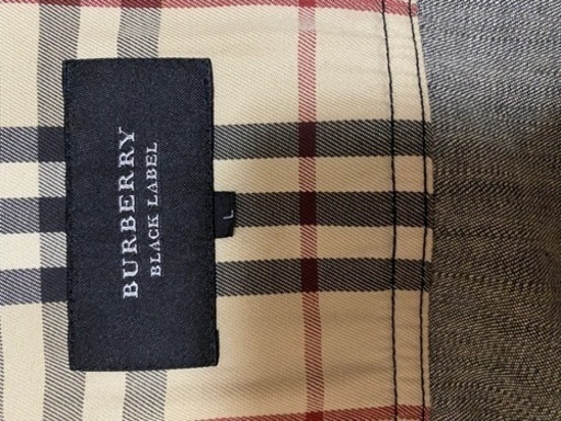 BURBERRY BLACK LABEL ラビットファー　デニムジャケット