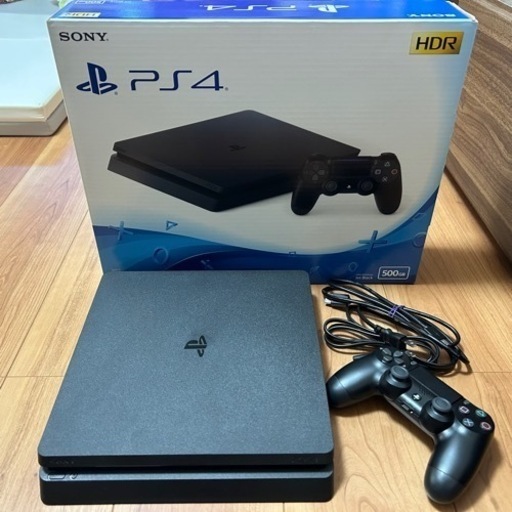 完品・美品 ps4 プレイステーション4 本体 cuh-2200a（500GB）+ソフト２本
