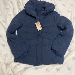無印良品　ネイビー　ブルゾン