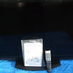 シャープ製（SHARP）・液晶テレビ４６インチ、2011年製の大型テレビ、１カ月保障付きとなります。