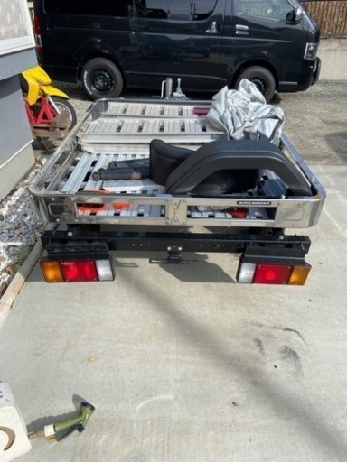 軽トレーラー　ボートトレーラー　作成途中②