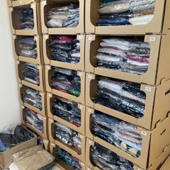 ①【160サイズ50点前後◆アパレル古着 卸 仕入れ】レディース メンズ古着 靴 ブーツ 二次販売・転売可 福袋の画像