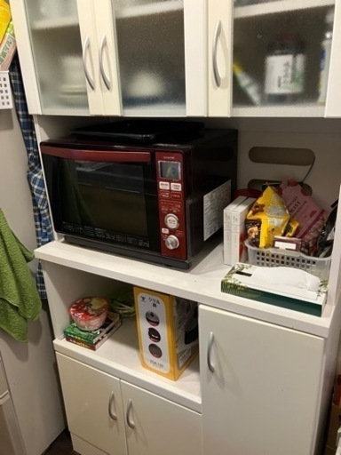 【決定、終了】 食器棚 ※取説付き※中古品