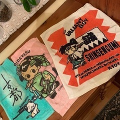 昭和レトロ　ハンドタオル　京都土産　新選組新撰組舞妓の画像