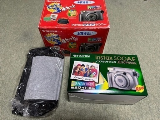 超希少！ほぼ新品　FUJIFILM instax ワイド500AF➕3点セット