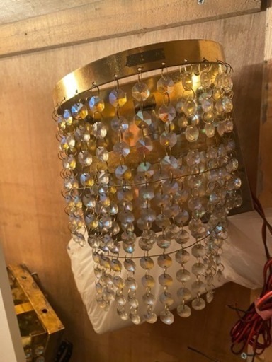 男の城　壁掛けシャンデリア2個セット　値下げ　写真追加